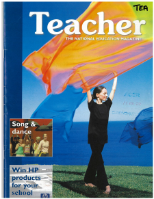 Teacher Magazine August 2004 cover