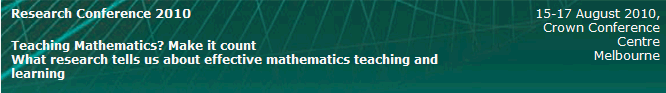 2010 - Teaching Mathematics? Make it Count