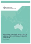 Mitigating the impacts of COVID-19: Lessons from Australia in remote education