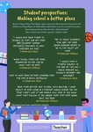 Infographic: Student perspectives – making schools a better place