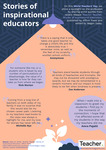 Infographic: World Teachers’ Day 2023 – Stories of inspirational educators by Dominique Russell and Jo Earp