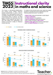 Infographic: TIMSS 2023 – Instructional clarity in maths and science by Jo Earp