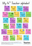 Infographic: My 14th Teacher alphabet by Dominique Russell